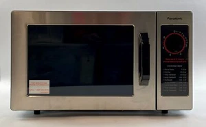 Panasonic Commercial Microwave Oven with Dial Timer Steel 120V 1000W NE-1022F - Picture 1 of 8