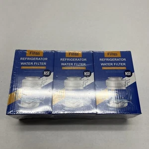 Fiitas Refrigerator Water Filter FTAS060 NSF GE Kenmore A4 3-PACK - Picture 1 of 4