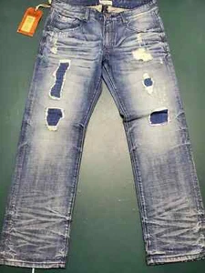 Rivet de Cru Mens Jeans Cloud Dancer Relaxed Straight Size 34/32 MSRP $148 - Picture 1 of 7