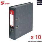 (10-Pack) A4 Lever Arch Files Folders School Office Document Storage 70mm VAT