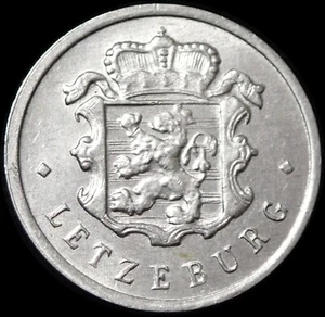 Luxembourg 25 Centimes 1972 Charlotte Aluminium Coin WCA 4920 - Picture 1 of 3