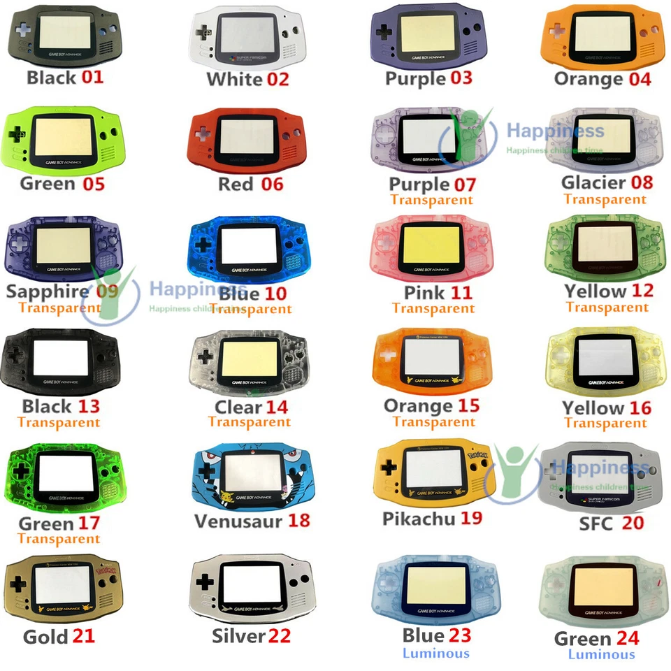 Replacement Housing For Nintendo GameBoy Advance Console GBA Case Shell - Image 1 of 1