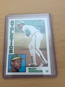 1984 Topps Rickey Henderson 