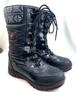 Cougar Canada Damen schwarz Beany wasserdicht halbhohe Schneestiefel 9M PREIS VORSCHLAGEN - Bild 1 von 11