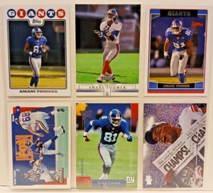 Amani Toomer - (6) Card Lot - New York Giants - Combined Shipping! - Picture 1 of 1