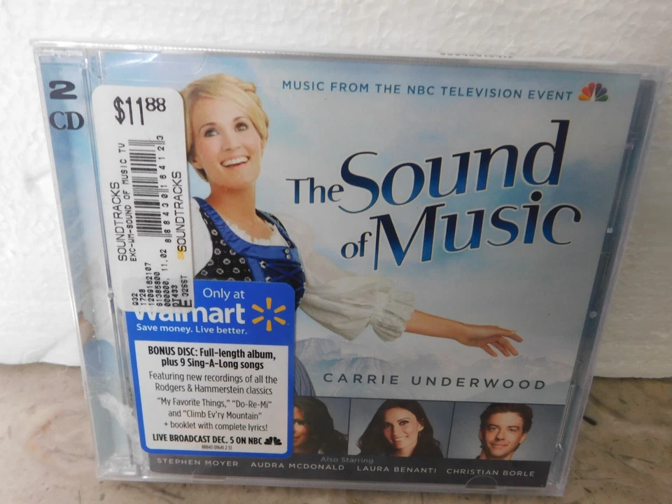 Sound of Music TV Soundtrack 2 disc with 9 bonus tracks CD.. SEALED - Изображение 1 из 1