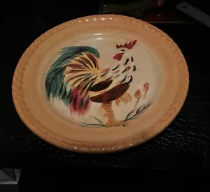 Tabletops Gallery MORNING ROOSTER Dinner plate, 10", Yellow, Excellent - Picture 1 of 3