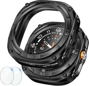 Goton Rugged Bezel Case for Samsung Galaxy Watch Ultra Screen Protector 47Mm - Picture 1 of 12