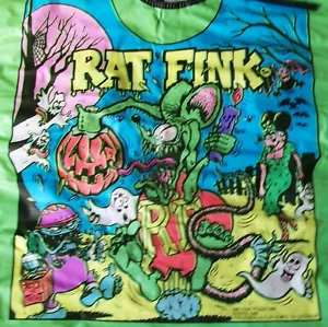 VINTAGE 1990 ED ROTH RAT FINK HALLOWEEN COSTUME COLLEGEVILLE SM. NO MASK/BOX - Picture 1 of 7