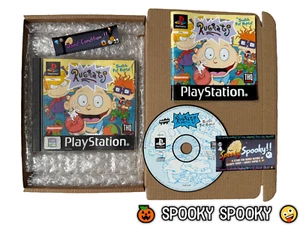 Rugrats Search for Reptar PS1 - UK PAL GC - Confezione Alta Qualità - Tracciato - Foto 1 di 13