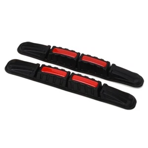 2x Car Bumper Reflective Protection Black Anti Collision Strips Bumper Protector - Picture 1 of 11