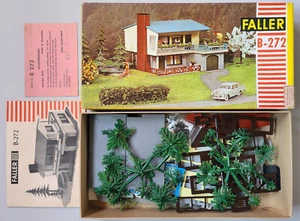 Faller AMS B-272 ~~ Villa avec jardin dans son emballage d'origine, années 60 rareté #DEZ3616 - Photo 1 sur 1
