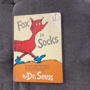 Dr. Seuss Fox in Sox 1965 Early Print Library Copy - Picture 1 of 3