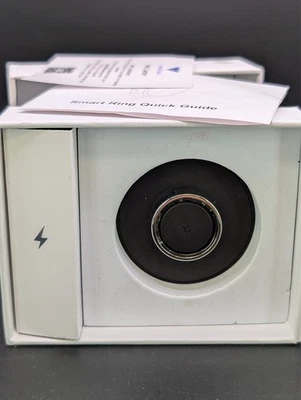 Smart Ring AMOVAN Fitness/Sleep/Heart Rate/Blood Oxygen Tracker Silver Size 8 - Image 1 of 4