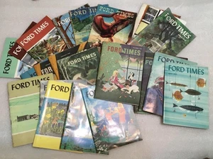 Lotto riviste Ford Times vintage 1947 48 49 51 52 articoli pubblicitari auto - Foto 1 di 23