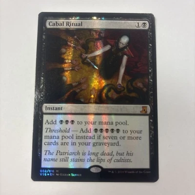 Cabal Ritual NM From the Vault: Lore Foil 002 / 016 MTG Instant Mana Source - Image 1 of 4