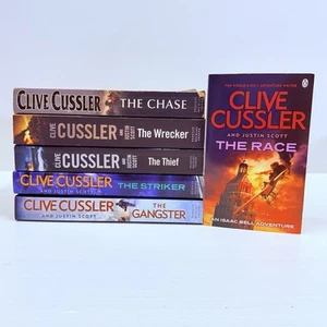 Clive Cussler Isaac Bell Novelas Lote de 6 Rústica Suspenso Crimen Misterio Thriller - Imagen 1 de 17