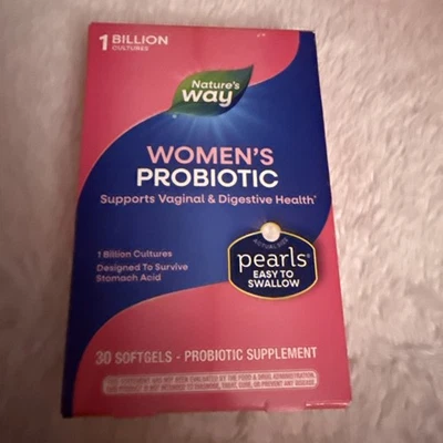 Perlas probióticas Nature's Way para mujer 30 cápsulas blandas caducidad 06/2026 Foto 1 de 2