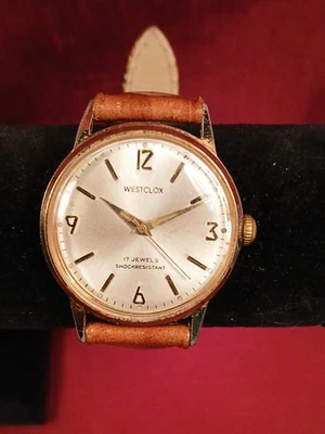 Reloj Automático Westclox 17 Joyas 34mm De Colección Foto 1 de 4