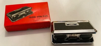Vintage SPORT GLASS 2.5x 25mm Pocket Folding Opera Glasses Binoculars Japan - Image 1 of 3