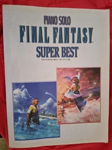 Final Fantasy Super Best Piano Solo Music Song Book Japan Anime - Bild 1 von 3