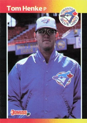1989 Leaf Donruss Baseball #385 Tom Henke - Image 1 of 3