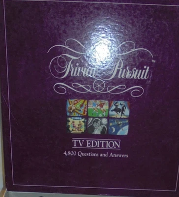 Vintage Trivial Pursuit TV Edition-Some Cards Still Sealed (BBG337) - Image 1 of 4
