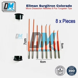 Agujas de micro disección Ellman Surgitron Colorado 8 piezas puntas de tungsteno nuevas CE - Imagen 1 de 4