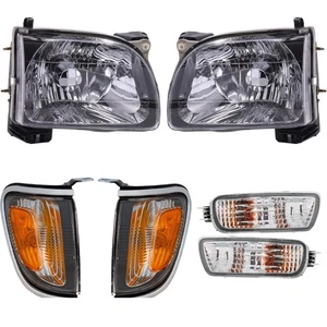 Headlight Kit For 01-04 Toyota Tacoma w/ Corner Light Turn Signal Light LH & RH - Picture 1 of 12
