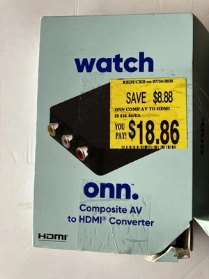 Watch Onn HDMI to Composite AV Adapter RCA - Open Box - Image 1 of 3
