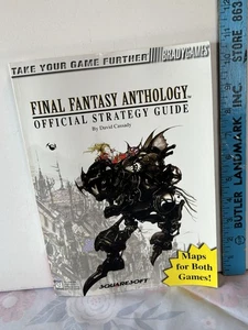 Final Fantasy Anthology Official Strategy Guide Brady Games PS1 1999 SquareSoft - Picture 1 of 10