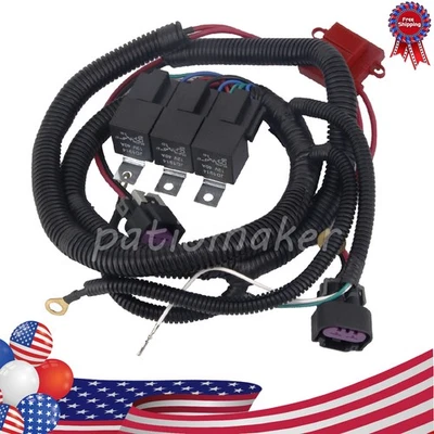 Dual Electric Fan Upgrade Wiring Harness for 1999 Chevrolet Silverado 2500 LS Foto 1 de 4