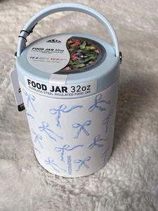 HYDRAPEAK Arcos Azules Nieve 32 OZ Tarro de Alimentos Aislado Acero Inoxidable NUEVO - Imagen 1 de 10