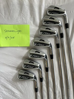 Titleist 712 AP2 Iron Set 4-PW True Temper Dynamic Gold S300 Stiff Steel RH, - Image 1 of 4
