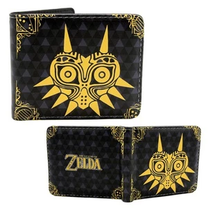 New Majora's Mask Logo THE LEGEND OF ZELDA BiFold Wallet Credit Card Billfold - Picture 1 of 2