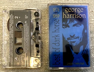 GEORGE HARRISON "BEST OF DARK HORSE" ORIGINAL Cassette RARE 1989 The Beatles - Picture 1 of 2