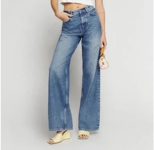 Jeans Reformation Cary a vita alta slouchy gamba larga - Foto 1 di 13