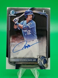 Bowman Hyungchan Um Chrome Prospect 2025 automático #CPA-HU Royals - Imagen 1 de 1