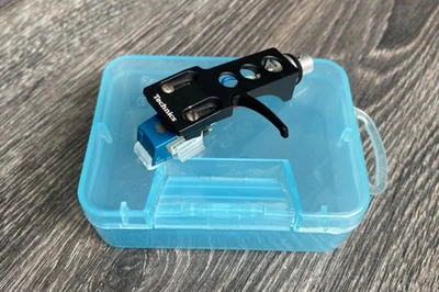 Genuine Technics Headshell, Stanton 500 MKII Cartridge Stylus, Protector & Case - Image 1 of 4
