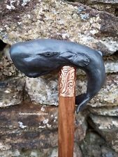 'Moby Dick/Sperm Whale' Handled Walking Stick Collectible.