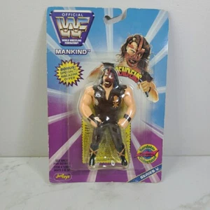 Nuova Figurina WWF Mankind BendEms 1997 Serie 5 Mick Foley WWE Wrestling - Foto 1 di 6