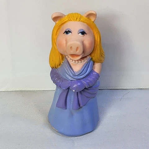 Vintage 1976- 1978 The Muppets ~ Jim Henson / Miss Piggy 3.5” Tall Cover