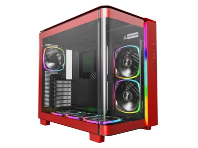 MONTECH, KING 95 PRO Dual-Chamber ATX Mid-Tower PC Gaming Case, High-Airflow, To - Image 1 of 4