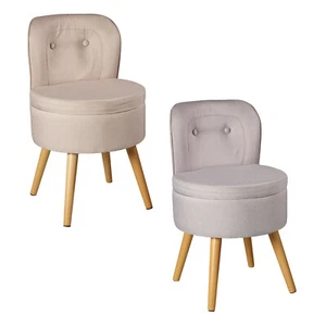 Sillón Realwerk Vince con respaldo y función de almacenamiento taburete de asiento - Imagen 1 de 1
