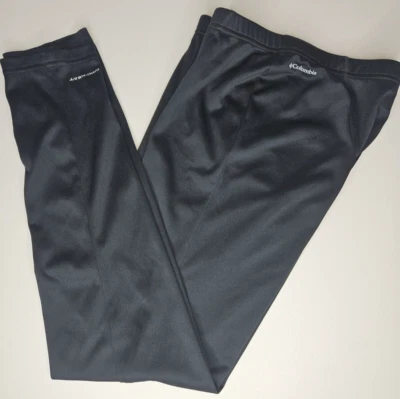 COLUMBIA МОЛОДЕЖИ БОЛЬШОЙ 14/16 ЧЕРНЫЙ OMNI ТЕПЛА ЛЕГГИНСЫ БАЗОВЫЙ СЛОЙ КОЛГОТКИ ПОДЕРЖАННЫЕ - Изображение 1 из 4