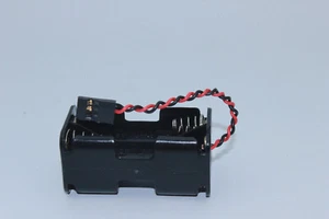 Receptor Batería Batterie-Box para 4x Aa Portapilas Uni-Stecker Futaba Jr Nuevo - Imagen 1 de 4