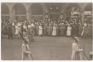 Prinzregent Ludwig und kaiser Wilhelm bei Besuch von München, Foto AK  1913 gel