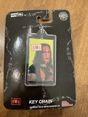 Vintage 1999 WCW Wrestling NWO Keychain Sting Racing Champions NOS - Image 1 of 4