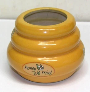Honig Miel Bienenstock Keramik Dose - Bild 1 von 4