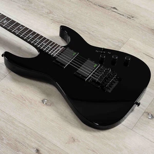 ESP LTD KH-602 Kirk Hammett Signature Guitar, Macassar Ebony Fretboard, Black - Picture 1 of 11